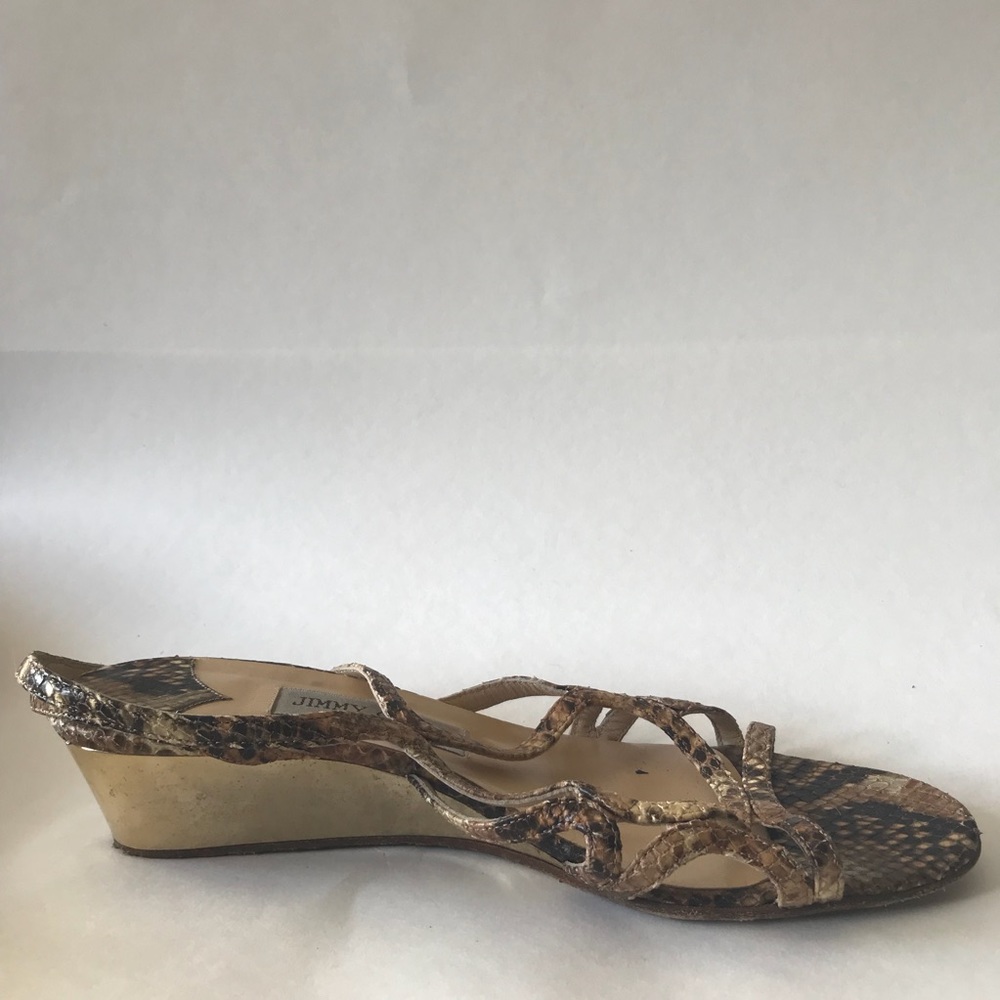 Jimmy Choo Snakeskin Sandal